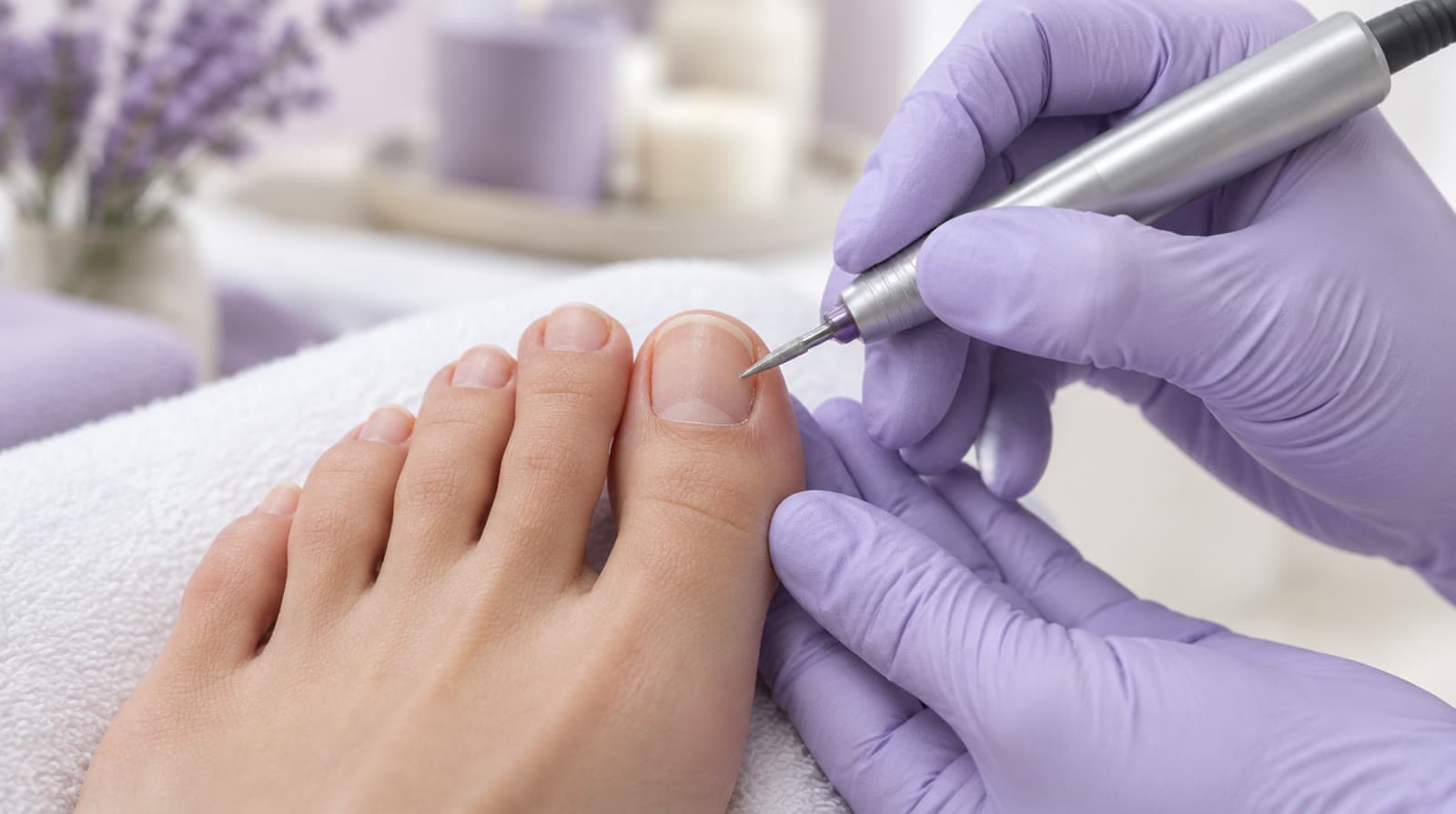 Fazer pedicure toda semana enfraquece a unha? O que desgasta de verdade não é o esmalte