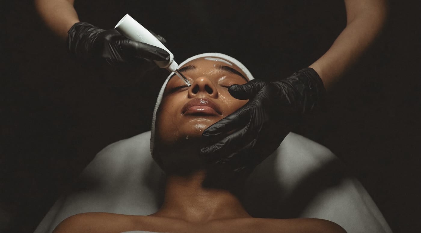 Hidratação da pele logo após a limpeza facial